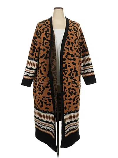 Pre-owned Torrid Cardigan Sweater In Brown