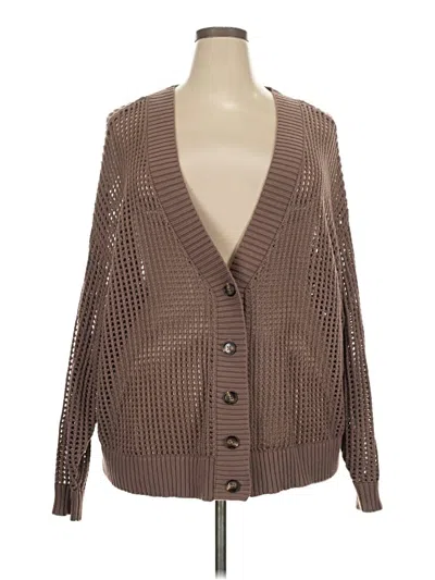 Pre-owned Torrid Cardigan Sweater In Brown