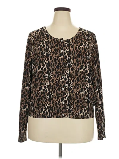 Pre-owned Torrid Cardigan Sweater In Brown