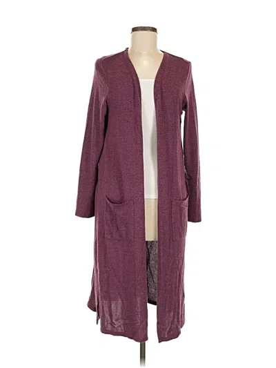 Pre-owned Torrid Cardigan Sweater In Burgundy