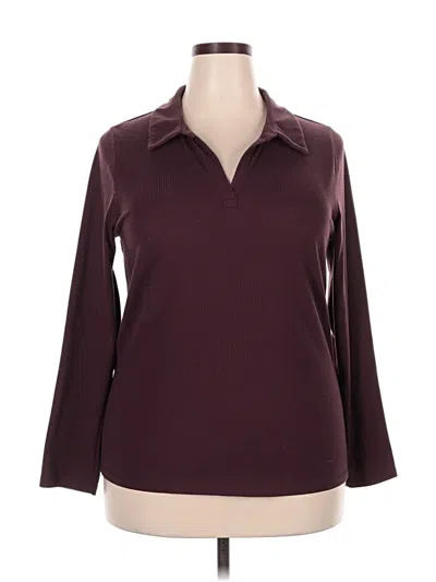 Pre-owned Torrid Cardigan Sweater In Burgundy