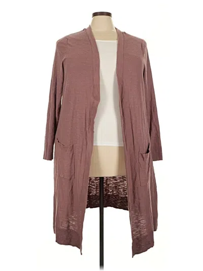 Pre-owned Torrid Cardigan Sweater In Burgundy