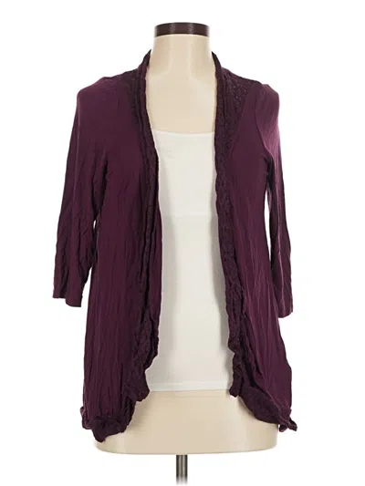 Pre-owned Torrid Cardigan Sweater In Burgundy