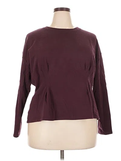 Pre-owned Torrid Cardigan Sweater In Burgundy