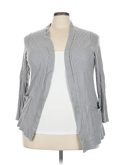 Pre-owned Torrid Cardigan Sweater In Gray