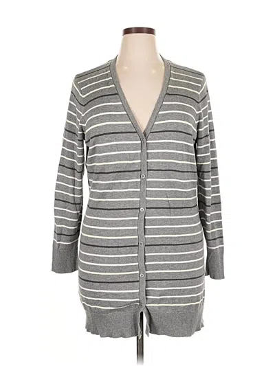 Pre-owned Torrid Cardigan Sweater In Gray