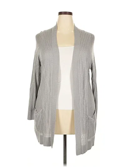 Pre-owned Torrid Cardigan Sweater In Gray