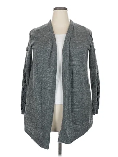 Pre-owned Torrid Cardigan Sweater In Gray