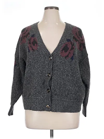 Pre-owned Torrid Cardigan Sweater In Gray
