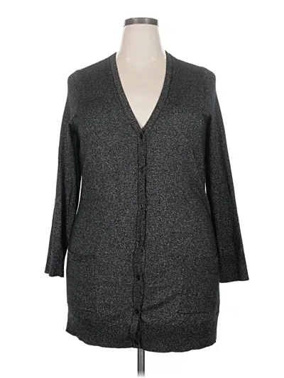 Pre-owned Torrid Cardigan Sweater In Gray