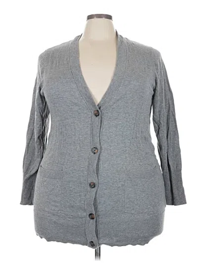 Pre-owned Torrid Cardigan Sweater In Gray
