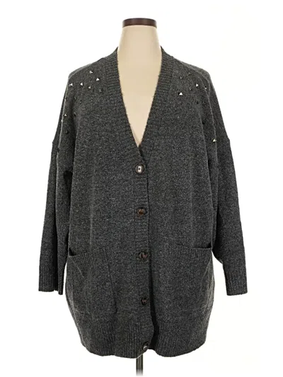 Pre-owned Torrid Cardigan Sweater In Gray