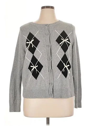 Pre-owned Torrid Cardigan Sweater In Gray