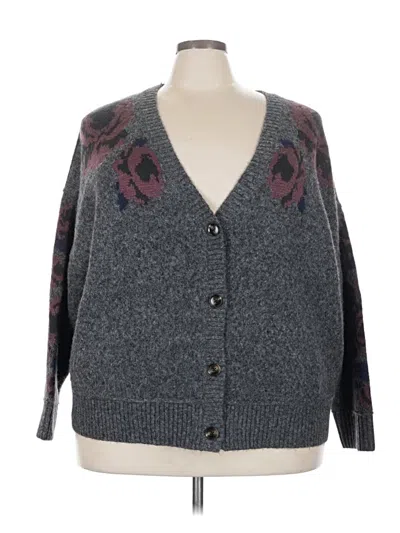 Pre-owned Torrid Cardigan Sweater In Gray