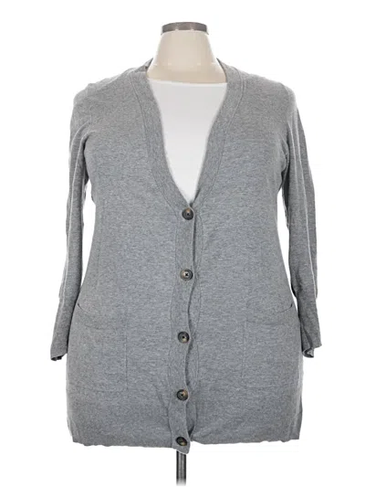 Pre-owned Torrid Cardigan Sweater In Gray