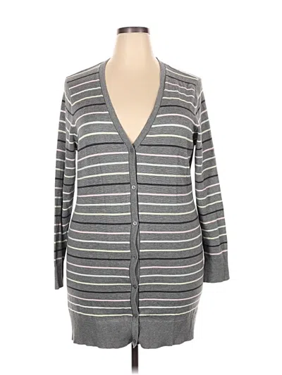 Pre-owned Torrid Cardigan Sweater In Gray