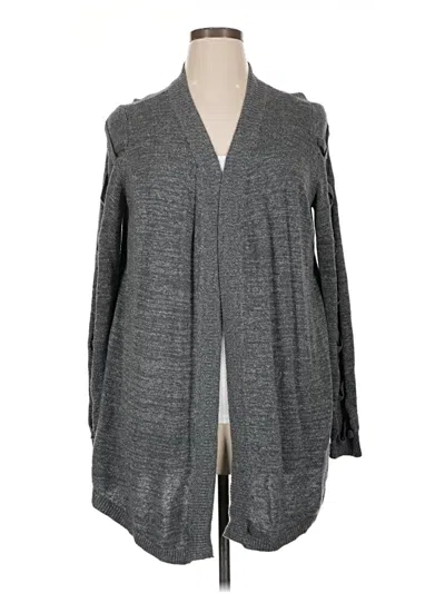 Pre-owned Torrid Cardigan Sweater In Gray