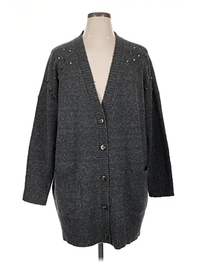 Pre-owned Torrid Cardigan Sweater In Gray