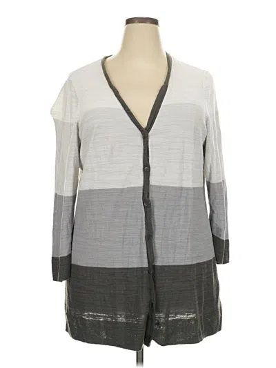 Pre-owned Torrid Cardigan Sweater In Gray