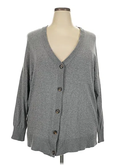 Pre-owned Torrid Cardigan Sweater In Gray