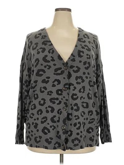 Pre-owned Torrid Cardigan Sweater In Gray