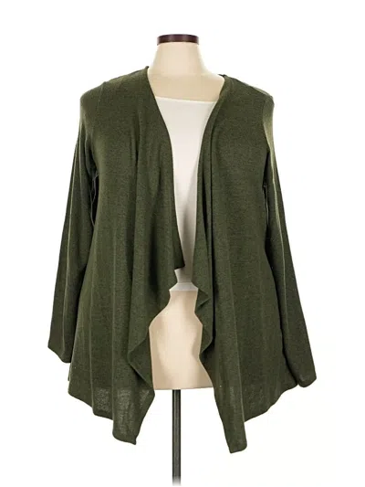 Pre-owned Torrid Cardigan Sweater In Green