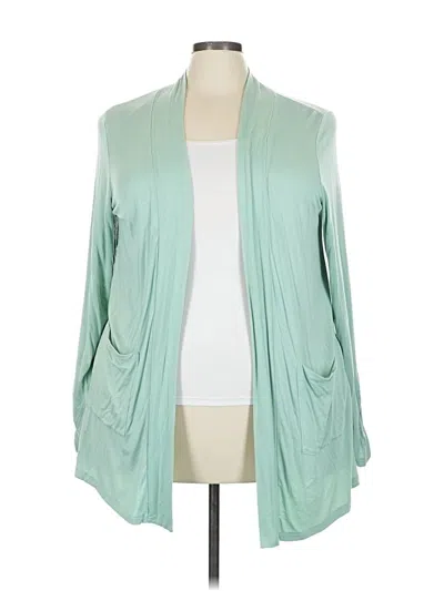 Pre-owned Torrid Cardigan Sweater In Green