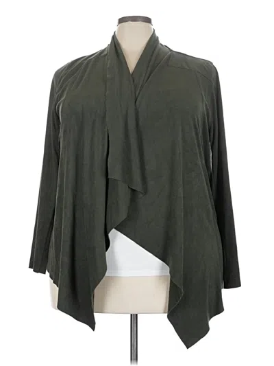 Pre-owned Torrid Cardigan Sweater In Green