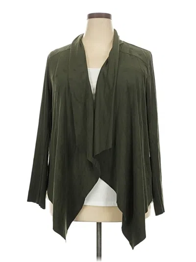 Pre-owned Torrid Cardigan Sweater In Green