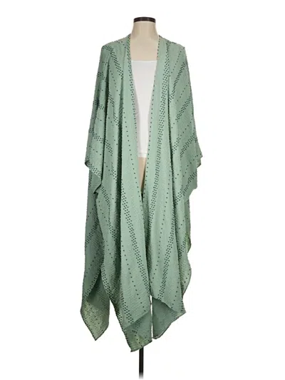 Pre-owned Torrid Cardigan Sweater In Green