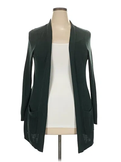 Pre-owned Torrid Cardigan Sweater In Green