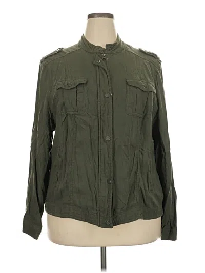 Pre-owned Torrid Cardigan Sweater In Green