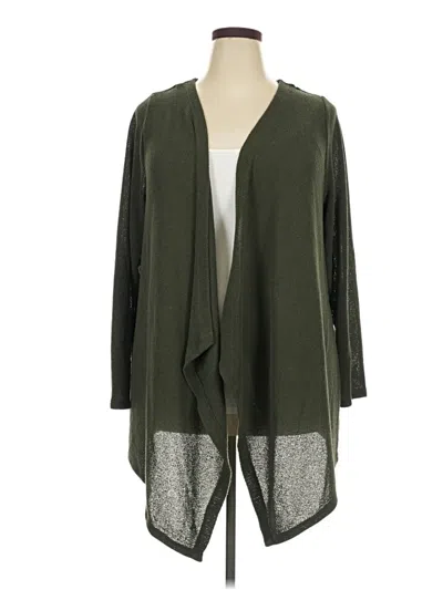 Pre-owned Torrid Cardigan Sweater In Green