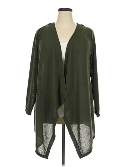 Pre-owned Torrid Cardigan Sweater In Green