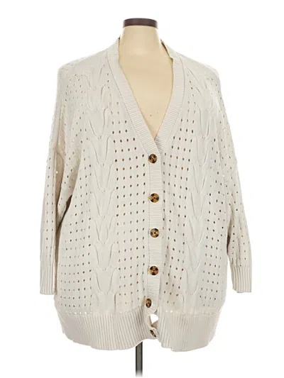Pre-owned Torrid Cardigan Sweater In Ivory