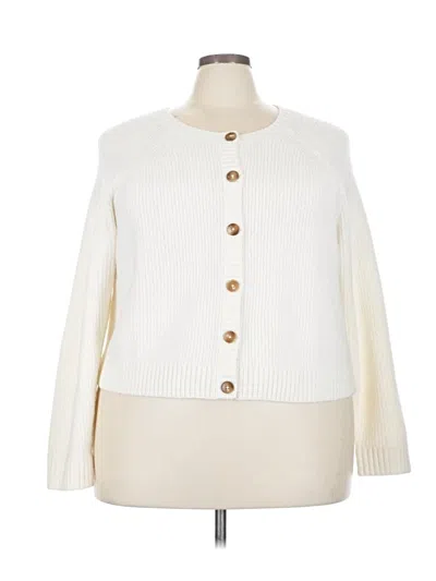 Pre-owned Torrid Cardigan Sweater In Ivory
