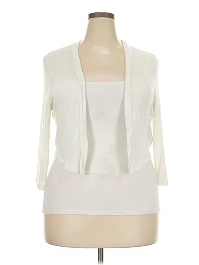 Pre-owned Torrid Cardigan Sweater In Ivory