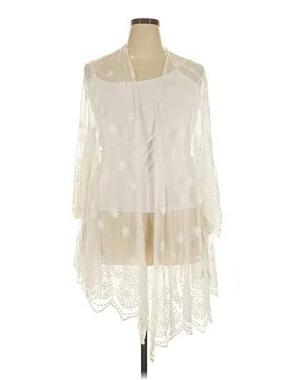 Pre-owned Torrid Cardigan Sweater In Ivory