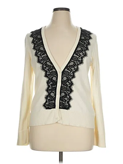 Pre-owned Torrid Cardigan Sweater In Ivory