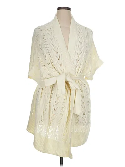 Pre-owned Torrid Cardigan Sweater In Ivory