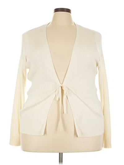 Pre-owned Torrid Cardigan Sweater In Ivory