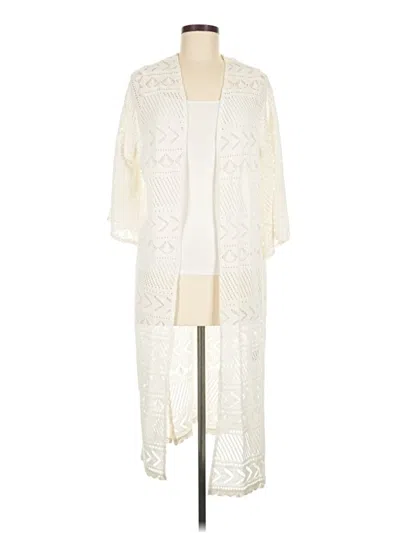 Pre-owned Torrid Cardigan Sweater In Ivory