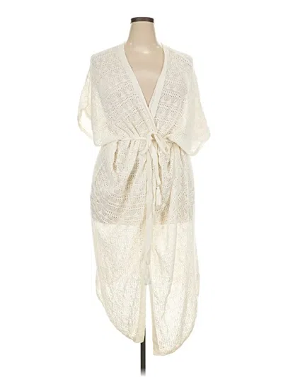 Pre-owned Torrid Cardigan Sweater In Ivory
