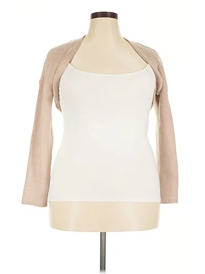 Pre-owned Torrid Cardigan Sweater In Ivory