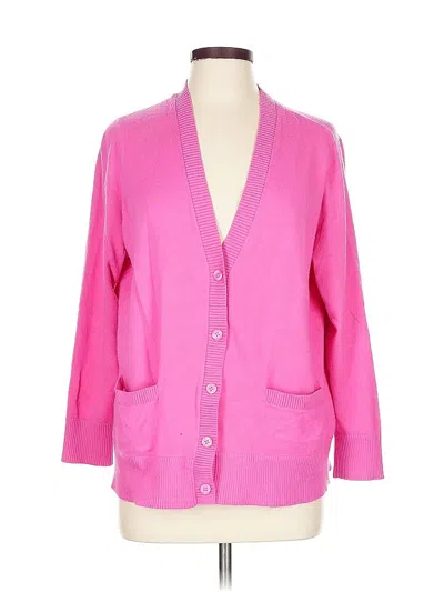 Pre-owned Torrid Cardigan Sweater In Pink