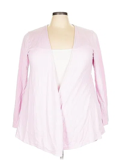 Pre-owned Torrid Cardigan Sweater In Pink