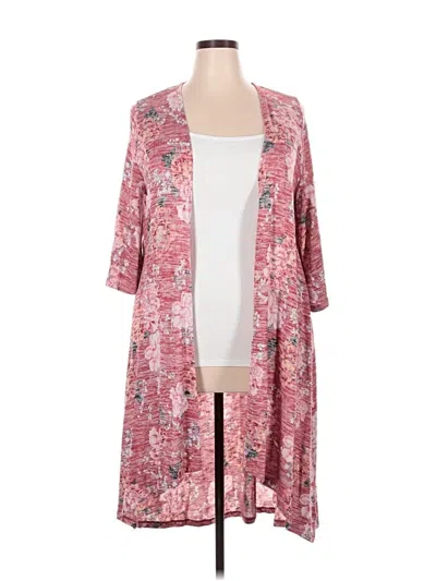 Pre-owned Torrid Cardigan Sweater In Pink