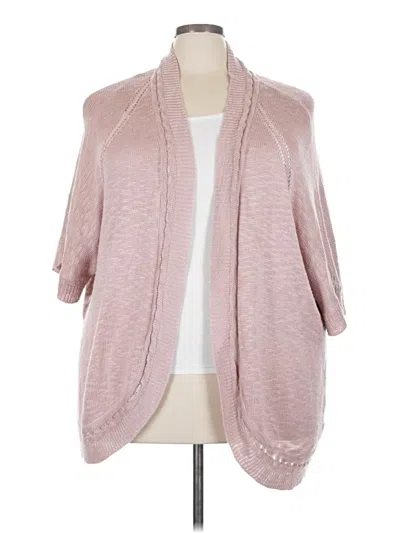 Pre-owned Torrid Cardigan Sweater In Pink