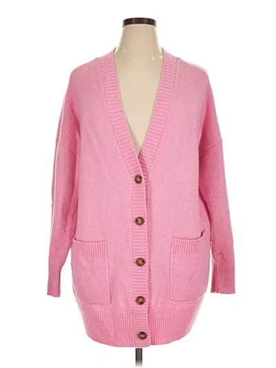 Pre-owned Torrid Cardigan Sweater In Pink
