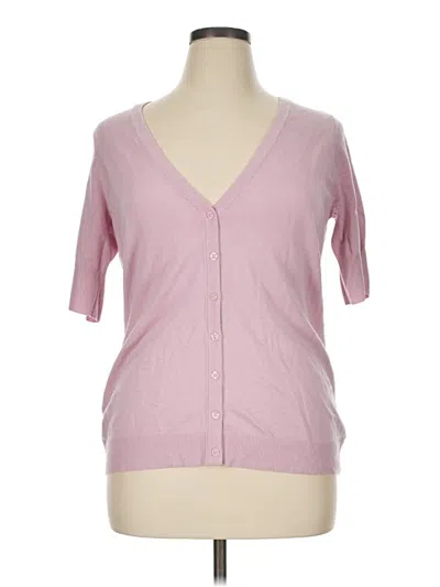 Pre-owned Torrid Cardigan Sweater In Pink